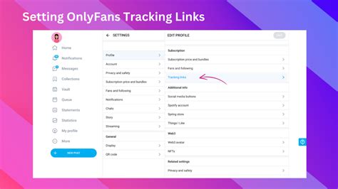 How to create tracking links on OnlyFans